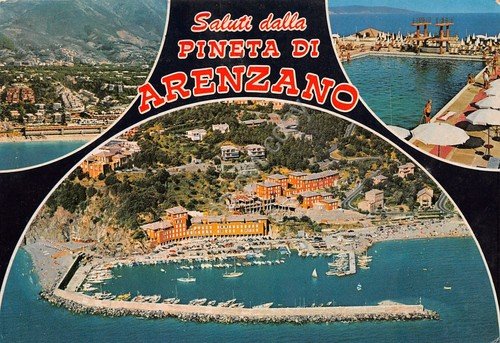 Cartolina Arenzano Pineta vedute aeree (Genova) | Immagine principale