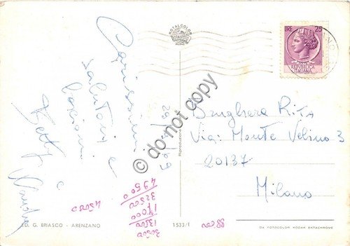 Cartolina Arenzano vedute varie 1969 (Genova)