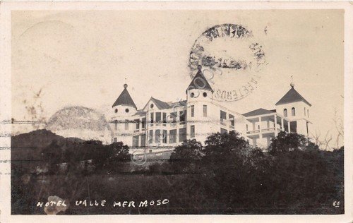 Cartolina Argentina Hotel Valle Hermoso 1938