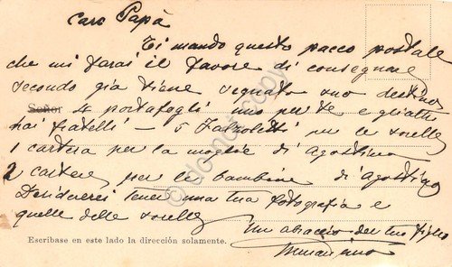 Cartolina Argentina joven campesino a cavallo 1900 circa probabile ritaglio | Immagine Gallery 2