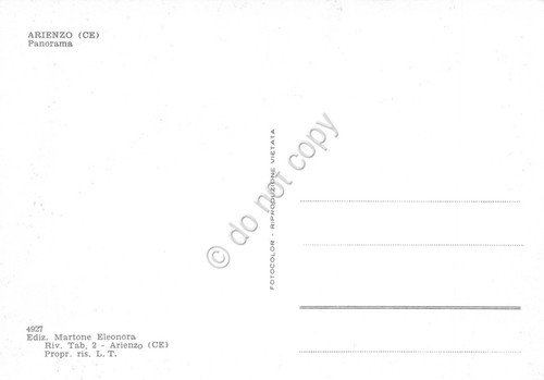 Cartolina Arienzo Panorama paese dall'alto anni '70 | Immagine Gallery 2