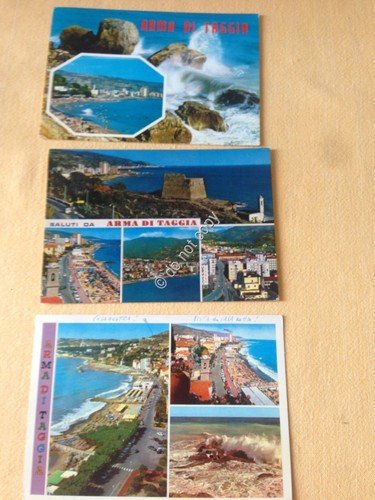 Cartolina Arma di Taggia lotto di 3 cartoline con vedutine …