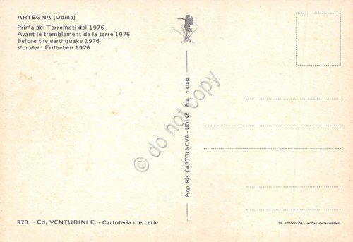 Cartolina Artegna vedute varie paese | Immagine Gallery 2