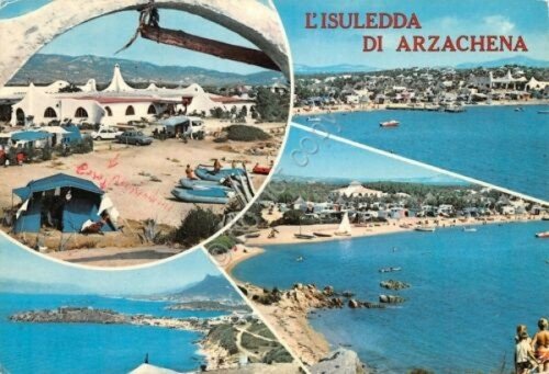 Cartolina Arzachena vedute 1978 (Sassari) | Immagine principale