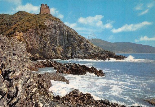 Cartolina Ascea Marina Scogliera e Torre saracena grinza | Immagine principale