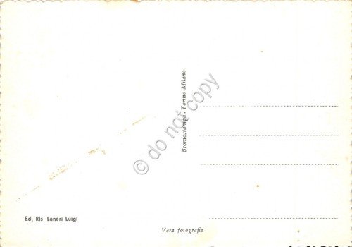 Cartolina Ascona Val D'Aveto panorama anni '50