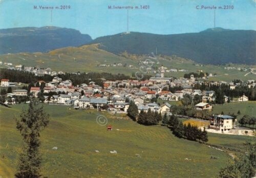Cartolina Asiago panorama 1973 (Vicenza)