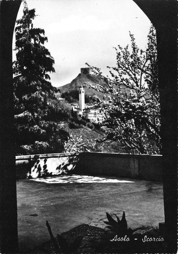 Cartolina Asolo Panorama parziale da terrazza | Immagine principale