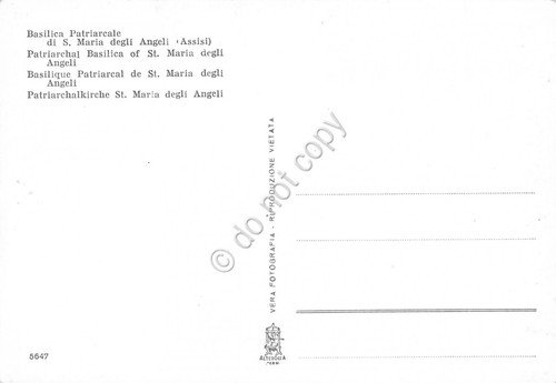 Cartolina Assisi Basilica patriarcale S. Maria degli Angeli (Perugia) | Immagine Gallery 2