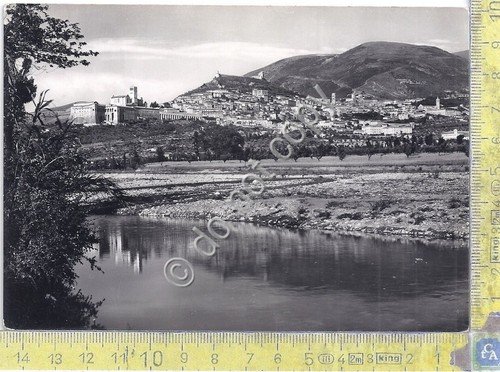 Cartolina Assisi Panorama 1954 (Perugia) | Immagine principale