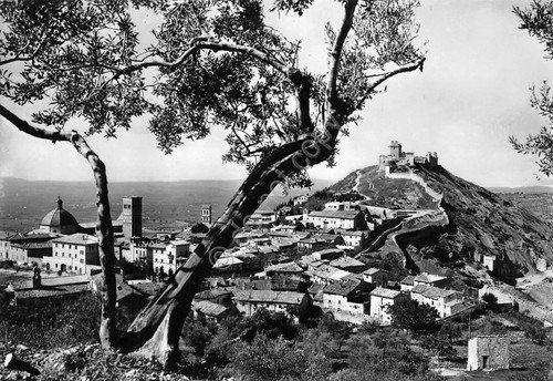 Cartolina Assisi Panorama da Monte Subasio 1961 (Perugia) | Immagine principale