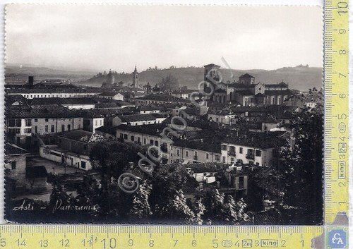 Cartolina Asti Panorama 1951