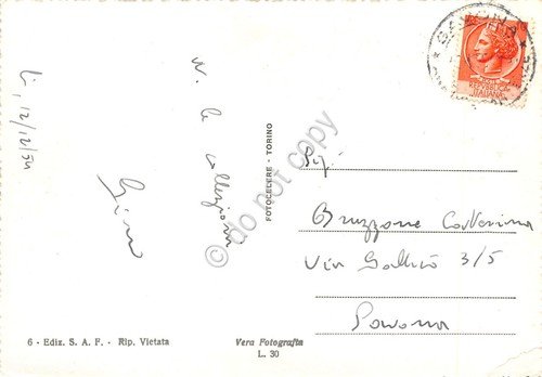 Cartolina Asti Santuario Madonna del Portone 1954 | Immagine Gallery 2