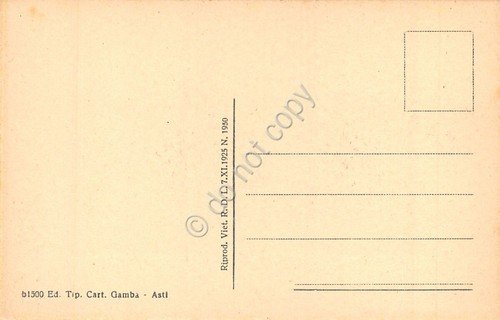 Cartolina Asti Scuole Magistrali anni '20