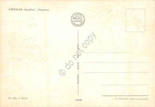 Cartolina Atripalda panorama paese case anni '80 | Immagine Gallery 2