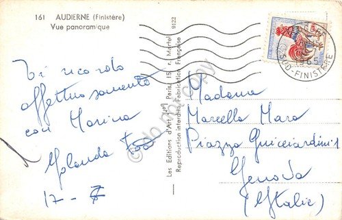 Cartolina Audierne Finistere Vue panoramaique 1965 | Immagine Gallery 2