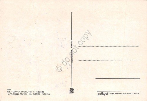 Cartolina Augusta vedute varie anni '80