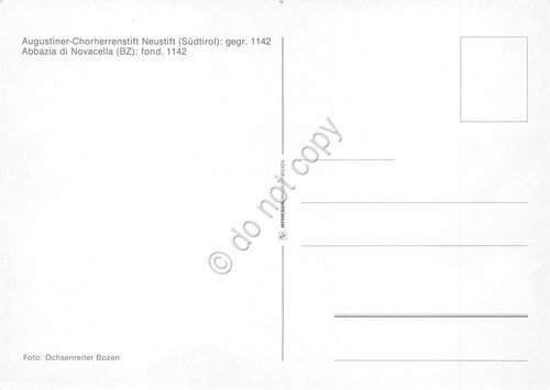 Cartolina Augustiner Chorherrenstift Neustift Abbazia Novacella anni '80 | Immagine Gallery 2