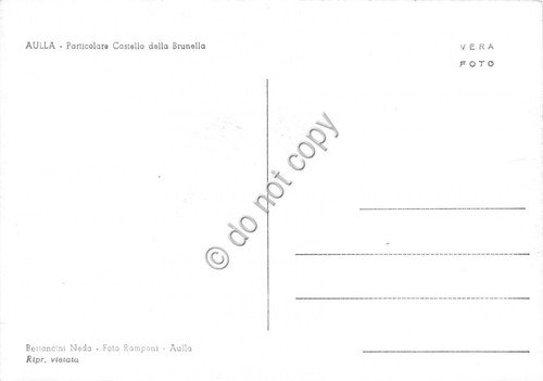 Cartolina Aulla Castello della Brunella particolare | Immagine Gallery 2