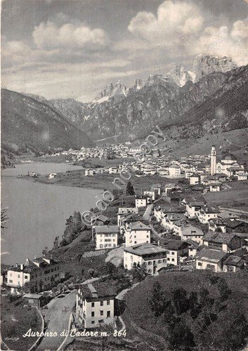 Cartolina Auronzo di Cadore Panorama 1961 (Belluno)
