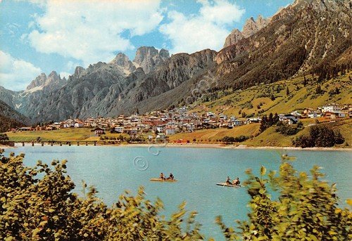 Cartolina Auronzo di Cadore Tre Cime Cima Dodici Lago (Belluno)