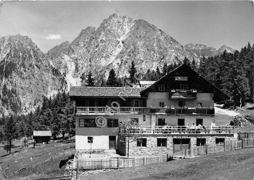 Cartolina Avelengo Falzeben Albergo Rosa Alpina 1953 Timbro Albergo (Bolzano) | Immagine principale