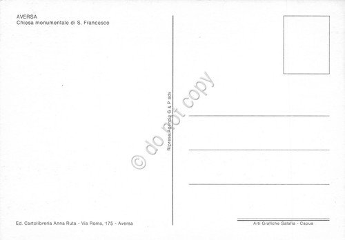 Cartolina Aversa Chiesa di San Francesco interno | Immagine Gallery 2