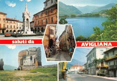 Cartolina Avigliana vedute 1989 (Torino) | Immagine principale