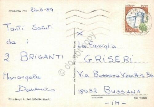 Cartolina Avigliana vedute 1989 (Torino) | Immagine Gallery 2