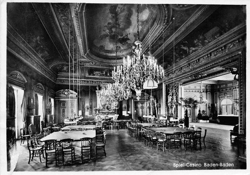 Cartolina Baden Baden - Casino - anni '50