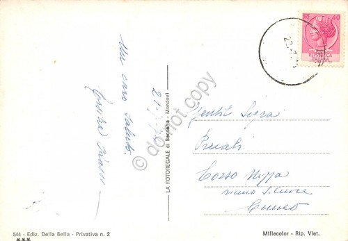 Cartolina Bagni di Vinadio vedute 1974 (Cuneo) | Immagine Gallery 2