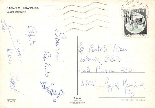 Cartolina Bagnolo in Piano Scuole Elementari | Immagine Gallery 2