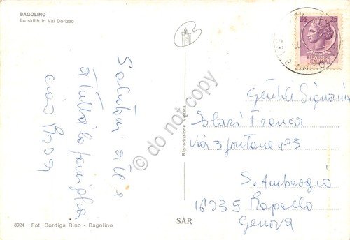 Cartolina Bagolino Skilift in Val Dorizzo | Immagine Gallery 2