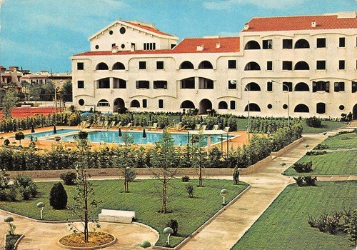 Cartolina Baia Domizia Tirrenia Residence piscina