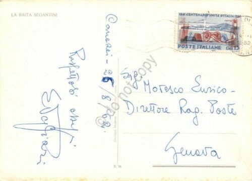 Cartolina Baita Segantini animata 1962 (Trento) | Immagine Gallery 2