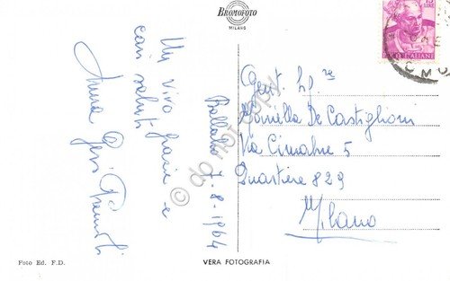 Cartolina Ballabio Superiore Panorama con Coltiglione 1964 | Immagine Gallery 2