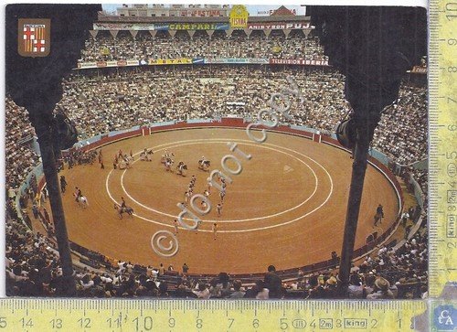 Cartolina Barcelona Placa de Toros Arenas corrida | Immagine principale