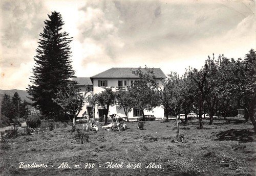 Cartolina Bardineto Hotel degli Abeti 1966 | Immagine principale