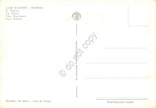 Cartolina Bardolino Lago di Garda Porto Barche hotel (Verona) | Immagine Gallery 2