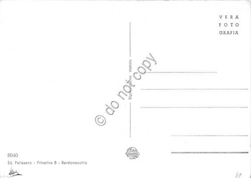 Cartolina Bardonecchia Panorama notturno