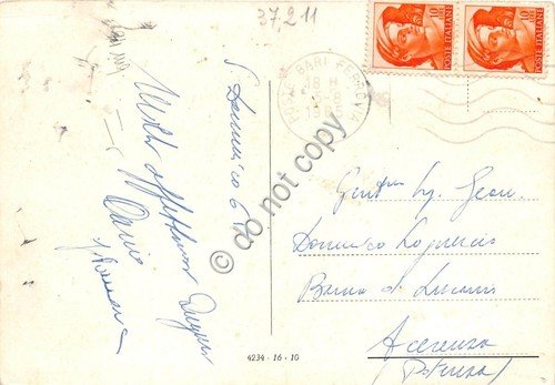 Cartolina Bari Corso Cavour 1965