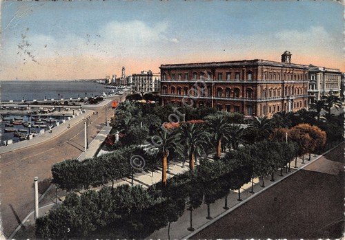 Cartolina Bari Corso Cavour Lungomare 1953 | Immagine principale