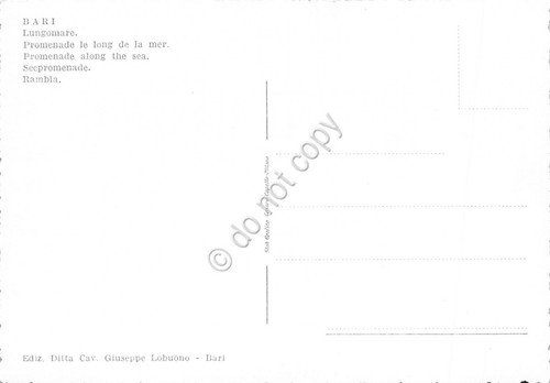 Cartolina Bari Lungomare | Immagine Gallery 2