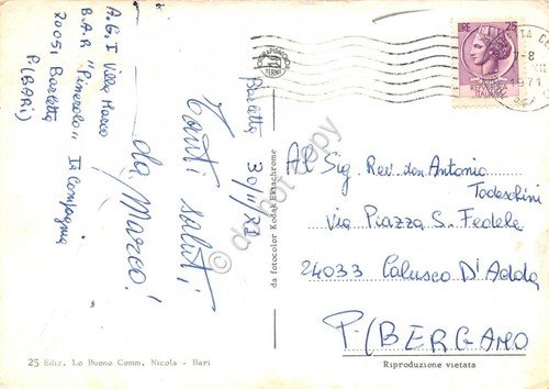 Cartolina Barletta 5 Vedute 1971 (Bari) | Immagine Gallery 2