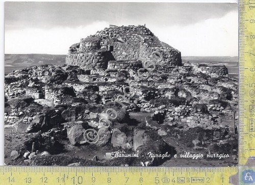 Cartolina Barumini Nuraghe 1969 (Cagliari)