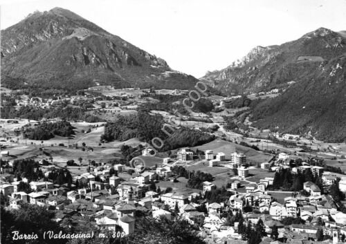 Cartolina Barzio Panorama 1966 (Lecco)