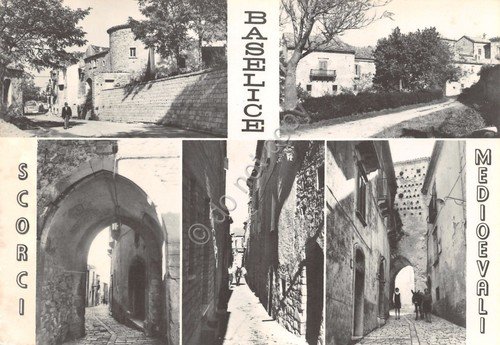 Cartolina Baselice vedute varie scorci medioevali | Immagine Gallery 1