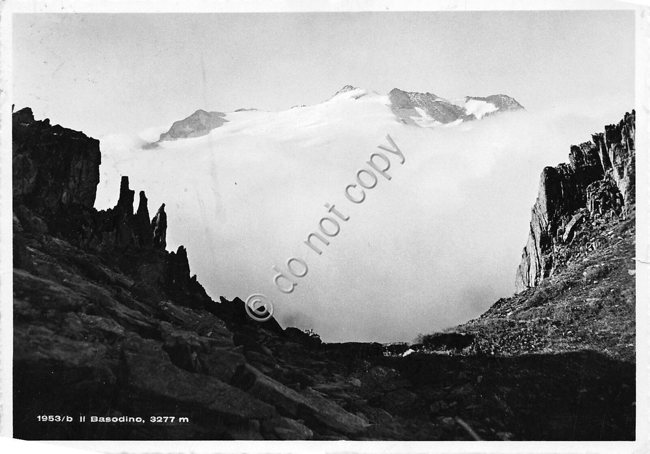 Cartolina Basodino Panorama anni '50