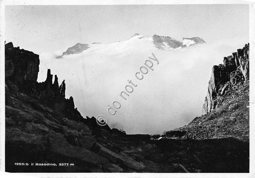 Cartolina Basodino Panorama anni '50