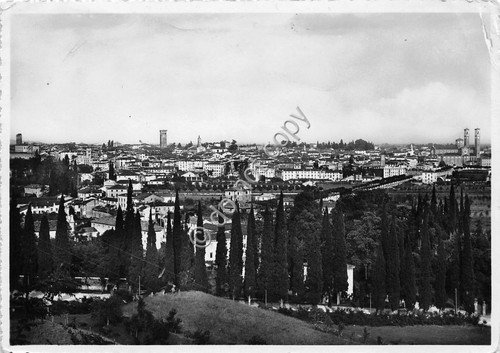 Cartolina Bassano del Grappa Panorama 1941